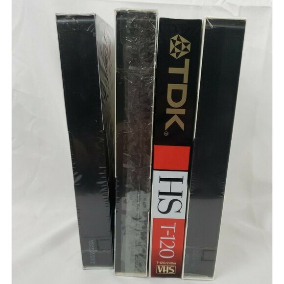 VHS Blank Tape Lot 5 Sony T160 8hr Fuji TDK BASF 6hr T120 Maxell Silver Sealed - Picture 8 of 11